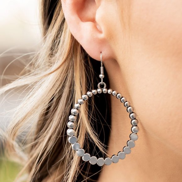 Rustic Society Silver Earring